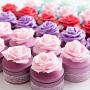 Takefuns 10 Pcs Round Shape Tinplate Wedding Candy Treat Box,Gift Wrapped Box with Flower,Christmas Party Supplies,Home Ktchen Storage Containers for Snacks