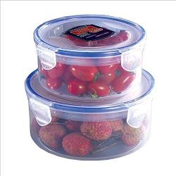 Tree House Food Storage canisters, Plastic Crisper Box Storage jar with lid Versatile Clear cans-A
