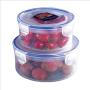 Tree House Food Storage canisters, Plastic Crisper Box Storage jar with lid Versatile Clear cans-A