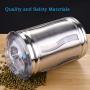 Food Storage Containers Jar 304 Stainless Steel with Lids Airtight Bpa Free Large, Cookie Jar Cereal Coffee Storage Containers Jar for Kitchen Pantry Organization Canister Candy Bulk, 500mL/700mL/1L