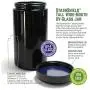 Masterdam Gläser 500ml StashShield UV UV-Schutzglaskaraffe – Geruchsdichte UV-Lagerung – Stash Jar Behälter Wiederbefüllbar Hohes, Breites Mundloch