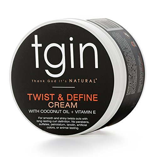 Tgin Twist & Define Cream For Natural Hair - Dry Hair - Curly Hair - 12 Oz