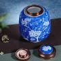 Storage Jar，Ceramic Tea Cans With Double-sealed Sealed Cans for Food Storage, Sugar Salt Containers, Coffee Cans, Tea, Small Containers