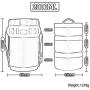 Food flask Insulated Stainless Steel Food Jar with Storage Bag Leak-Proof Thermal Soup Flask Multi-Purpose for Food