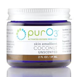 PurO3 Ozonated Coconut Oil - 2 oz - Glass Jars