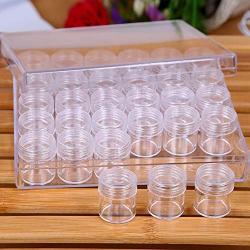 | Storage Bottles & Jars | 1pc 3grid Empty Makeup Bottle Travel Face storage jars cream loose powder transparent packing box compression mask bubble bottle | by HUDITOOLS | 1 PCs