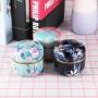 UPKOCH Vintage Candle Tin Jars Metal Candle Tin Candy Storage Containers for DIY Making Candles 6pcs