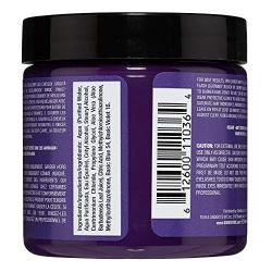 Manic Panic Electric Amethyst Hair Dye – Classic High Voltage - Semi-Permanent Hair Color - Medium Violet Purple With Blue Undertones - Vegan, PPD & Ammonia-Free - For Coloring Hair on Women & Men