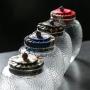 Glass Tea Storage Jar With Lid Flower Tea Seal Cans Coffee Beans Sugar Tanks Nut Canister,B