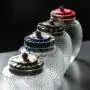 Glass Tea Storage Jar With Lid Flower Tea Seal Cans Coffee Beans Sugar Tanks Nut Canister,B Glass Tea Storage Jar With Lid Flower Tea Seal Cans Coffee Beans Sugar Tanks Nut Canister,B