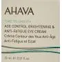 AHAVA Dead Sea Age Control Brightening Anti Fatigue Eye Cream, 0.51 Fl Oz