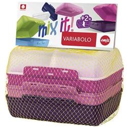 Emsa 517052&quotVariabolo" Girls Clip Box Set, Multicolor