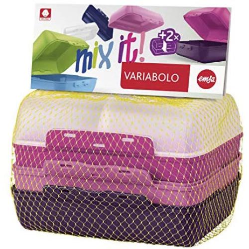 Emsa 517052&quotVariabolo" Girls Clip Box Set, Multicolor