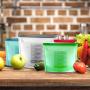 Reusable Silicone Food Bags (Large and Small, Set of 4) + Bonus Stainless Steel Straws & Produce Storage Bags ， Insulated Plastic Lunch Bag，Baggies for Sandwich, Kids, Snack, Freezer Dishwasher Safe