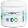 Coconut Oil Body Butter for Stretchmarks & Scars - Natural Skin Care for Women & Men - Anti Aging Cream Moisturizer for Dry & Sensitive Skin - Vitamin E Skin Tightening Cream - Anti-Wrinkle Treatment