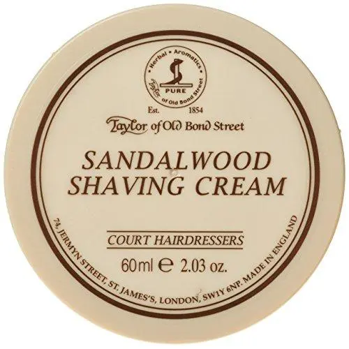 Taylor of Bond Street Sandalwood Shaving Cream 2.03 oz / 60g