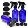 Bouteilles Vaporisatrices en Verre Bleu Cobalt 8oz ULG 3 Pièces avec Pulvérisateur Noir Rond Boston, Modes de Pulvérisation, Contenant Refillable pour Huiles Essentielles et Produits de Nettoyage Bouteilles Vaporisatrices en Verre Bleu Cobalt 8oz ULG 3 Pièces avec Pulvérisateur Noir Rond Boston, Modes de Pulvérisation, Contenant Refillable pour Huiles Essentielles et Produits de Nettoyage