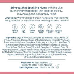 Sparkling Mamas Belly Cream Nourishing Maternity Skin & Stretch Mark Lotion | Nighttime Treatment for Your Pregnancy Baby Bump | (From the Creator of Fizzelixir Morning Sickness & Nausea Relief), 4 oz jar