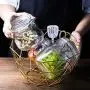 Große Behälter mit Deckeln, für Konserven, Snacks, Dose, Glaskonserven, Rundbehälter, Aufbewahrungsbehälter, Haushaltmittel
