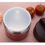 Food Flask, Student Stainless Steel Insulated Food Container Vacuum Thermal Soup Jar, with Spoon, Storage Bag, Lunch Box for School Travel Camping and Hiking