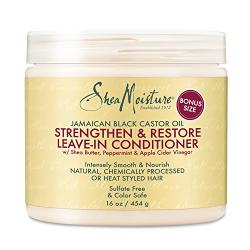 Shea Moisture Strengthen & Restore Leave-In Conditioner, 16 Ounce (Pack of 2)