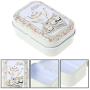 Milue Small Empty Tinplate Tin Tea Can Storage Box Organizer for Jewelry Candy Case