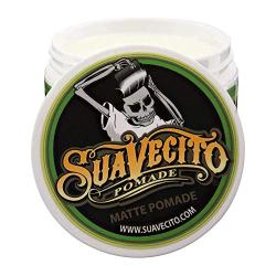 Suavecito Shine-Free Matte Pomade for Men, 4 Ounce