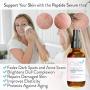 Natural Collagen Peptide Complex Serum, Large 2 oz. Bottle – Anti-Aging Serum for Face + Hyaluronic Acid and Vitamin E Plumps Wrinkles, Repairs and Brightens Skin, and Fades Dark Spots by Eva Naturals