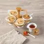 Ceramic Spice containers, 5Stück Set Wood Gewürzrack Spice pots with Spoons Cover Storage jar Spice Ceramic Spice containers, 5Stück Set Wood Gewürzrack Spice pots with Spoons Cover Storage jar Spice