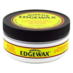 Murrays Edgewax Gel Beeswax Hair Wax Edge Control 4oz Jar w/Camryns BFF Gentle Edge Brush