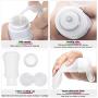 Peakally Travel Bottles -Fine Mist Spray Bottles(2pcs)&Silicone Squeeze Travel Bottles(2pcs)&Cream Jar(4pcs)& Label Sticker.For Cleaning Liquid,Toiletries.Portable,100% Guaranteed Leak Proof