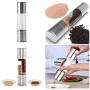 JUSTDOLIFE Pepper Shaker Multi-function Grinder Dual-end Stainless Steel Salt Grinder Pepper
