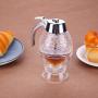 sikiwind Honey Dispenser with Storage Stand Bee Hive Honey Dispenser Syrup Juice Jar Paste Separator DIY Kitchen Tool