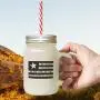 Black We Pledge Allegiance To The Flag Frosted Glass Mason Jar With Straw