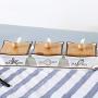 ROIY Kitchen Ceramic Spice Jar Seasoning Condiment Jar Cartridge Family Of Four Suits Condiment Jar Storage Container With Tray For Salt Sugar Cruet Pepper