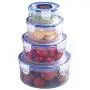 Kitchen Food Storage Jar Airtight Food Storage Safe Plastic Storage Container BPA Free Food Container Set With Lid Round Bowl (Set Of 4) Appropriate For Microwave Dishwasher Refrigerator Kitchen Food Storage Jar Airtight Food Storage Safe Plastic Storage Container BPA Free Food Container Set With Lid Round Bowl (Set Of 4) Appropriate For Microwave Dishwasher Refrigerator