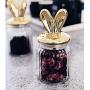 Nordic Luxury Storage Tank Gold Plated Glass Sealed Candy Jars Storage Can Makeup Cotton Storage Kitchen Food Containers,1