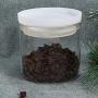 TOPBATHY High Borosilicate Sealed Jar Safe Glass Food Storage Containers 9.8x9cm