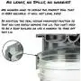Trink, Gießen, Lagern! Breitmund Mason Jar Klappdeckel durch County Line Kitchen mit Dichtung, Leckschutz und innovativer Klappdeckel (BREITMUND, Schwarz, 3er-Pack)