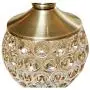 Sevenmore Living Room Decoration Metal Glass Fruit Tray Storage Jar Handicraft Crystal Candy Jar (A:1234CM)
