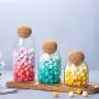 Bocal en verre borosilicate résistant au plomb, 1 pièce, 500 ml – Idéal pour le thé, le café, les grains, les biscuits, la farine, les bonbons, les épices.