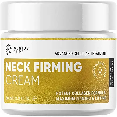 Straffende Gesichtscreme, Anti-Aging Feuchtigkeitscreme, Straffende & Faltenreduzierende Creme zur Behandlung von Décolleté und Doppelkinn, 2 Fl. Oz.