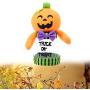 UPKOCH 2pcs Halloween Candy Jars Pumpkin Candy Holders Trick or Treat Box Biscuit Cookie Storage Cases Decorative Bottles for Halloween