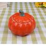 FUYU Pumpkin Ceramic Seal Cans Food Storage Jar Snack Cans with Lid