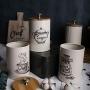 Metal Sealed Jars, Moisture-Proof Kitchen Food Containers, Storage Of Spices/Candy/Oatmeal/Coffee Beans