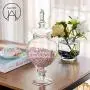 Glasbehälter & Gläser | Neue transparente Glas-Konfektbehälter für Hotel Hochzeit Dessert Lagerung Tischdeko Streifen Deckel Tank | von HUDITOOLS | 1 Stück