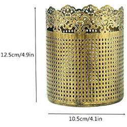 Voolok 2 Makeup Brush Storage Barrels, Pen Storage Box, Multi-Function Stationery Storage Bucket, Candy Jar, Desktop Decoration Barrel