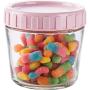 Yl Ly Stackable Glass Sealed Cans Kitchen Transparent Jar Glass Bottle Candy Jars Grain Storage Tanks Light Powder