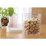 Pawaca Airtight Food Storage Container Set, Dry Food Kitchen Storage Dispenser Jars - Assorted Sizes & Slide-Back Lids, Ideal for Sugar, Tea, Coffee, Rice, Pasta - Pack of 5
