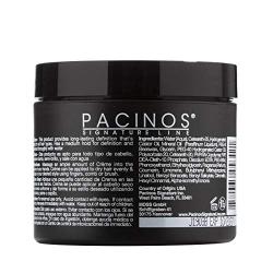 Pacinos Creme, Medium Hold Sculpting Wax Cream, Long Lasting Definition with a Medium Shine for All Hair Types, Conditions and Moisturizes Hair while Adding Volume and Texture, 4 oz